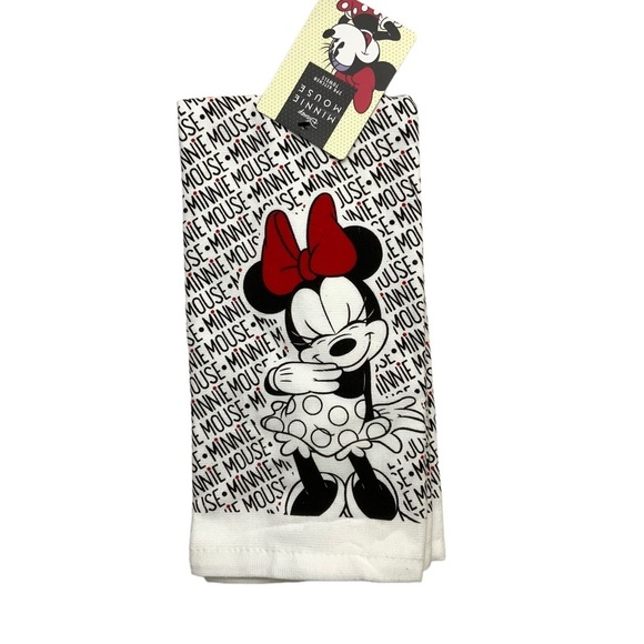 Kitchen Towels Disney Minnie Mouse Absorbent Terry Towels 2 Piece Set 16X26 in - Picture 5 of 13